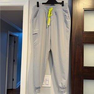 Figs Zamora Jogger Scrub Pants - Powder Blue size M